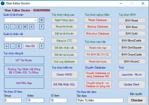 Sử dụng Titan Editor